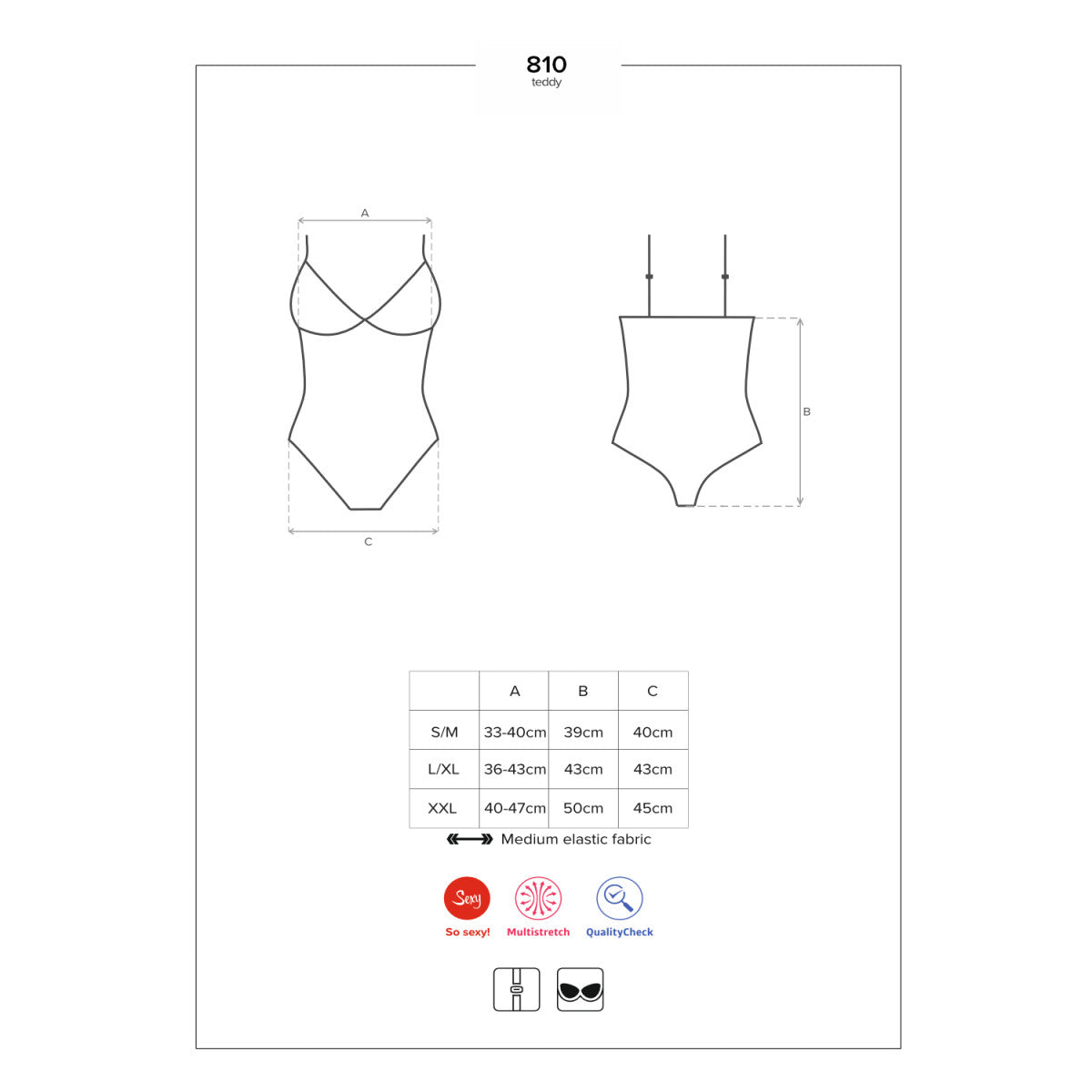 Ob 810-ted-1 teddy size plus