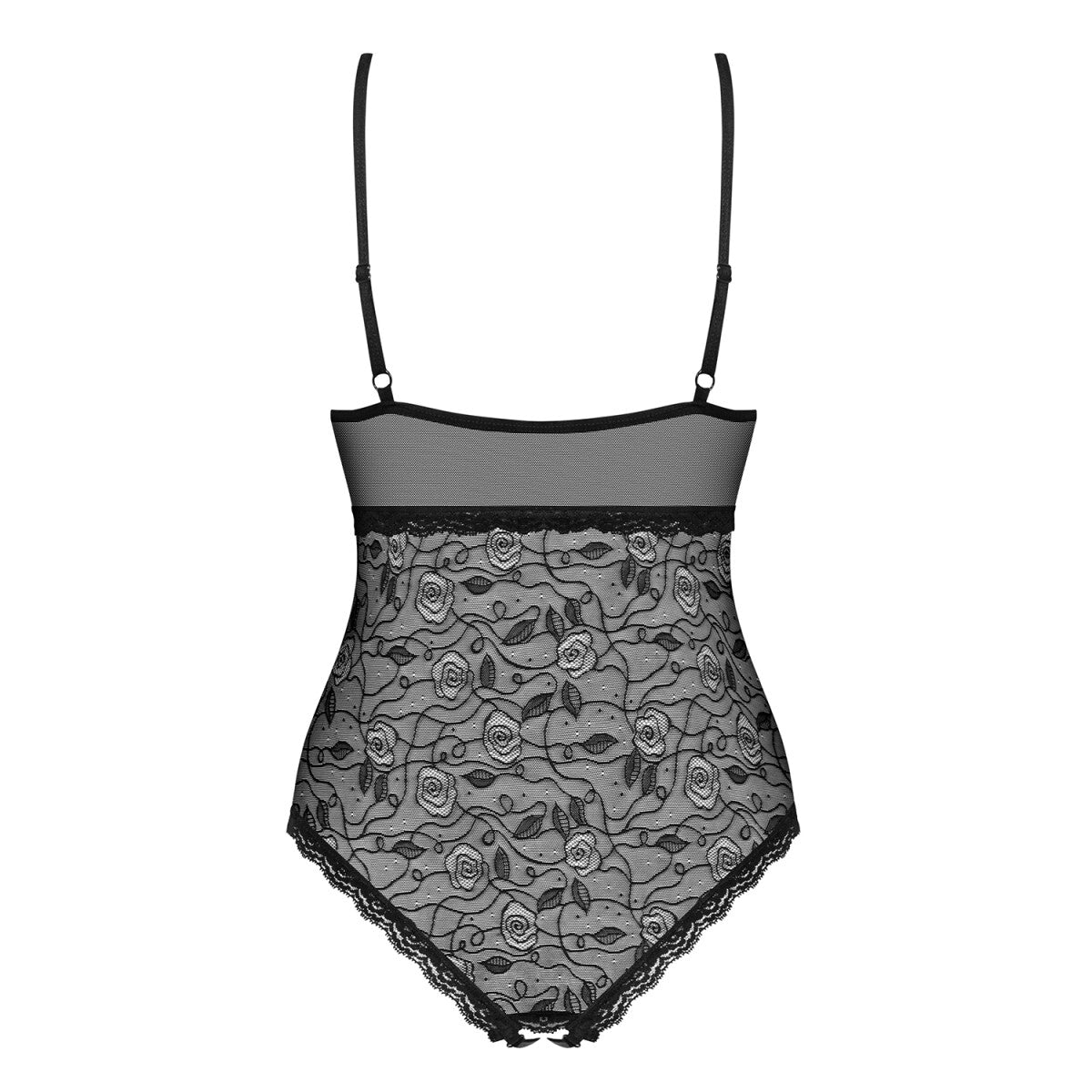 818-TED-1 kanten body – zwart