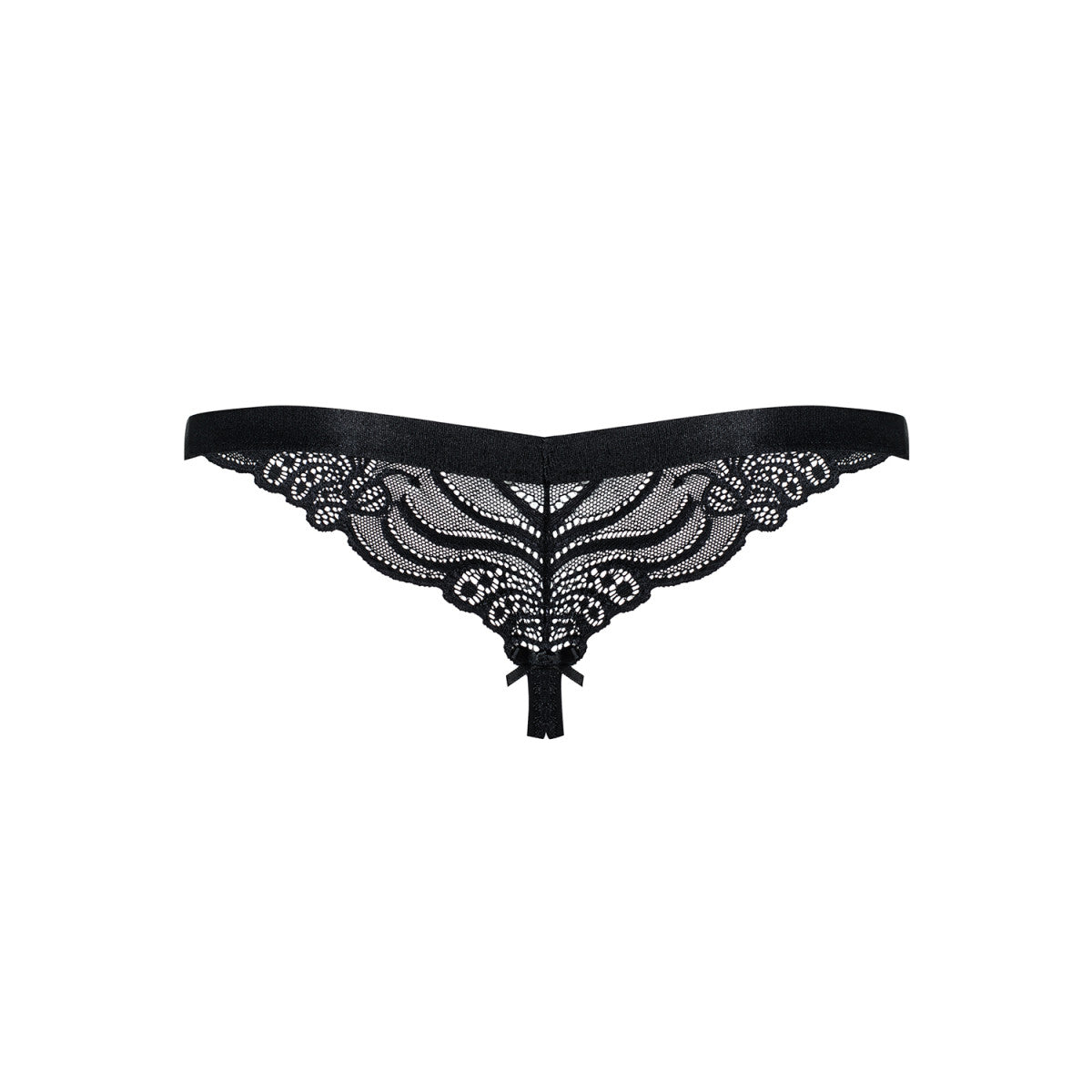 OB 828-THC-1 crotchless thong black