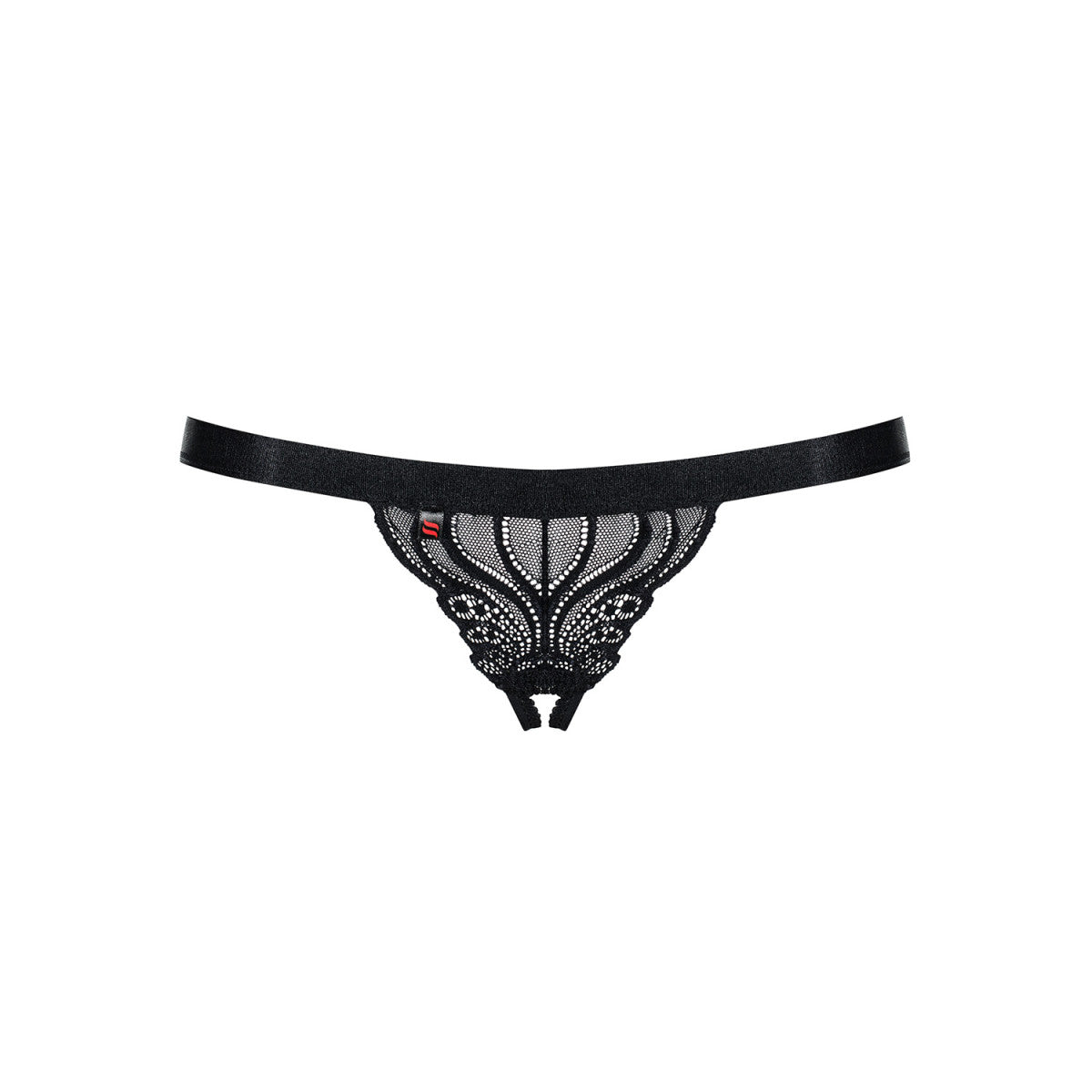 OB 828-THC-1 crotchless thong black