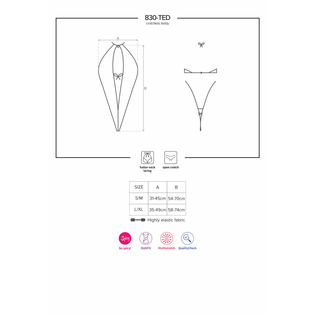830-TED-1 body – zwart