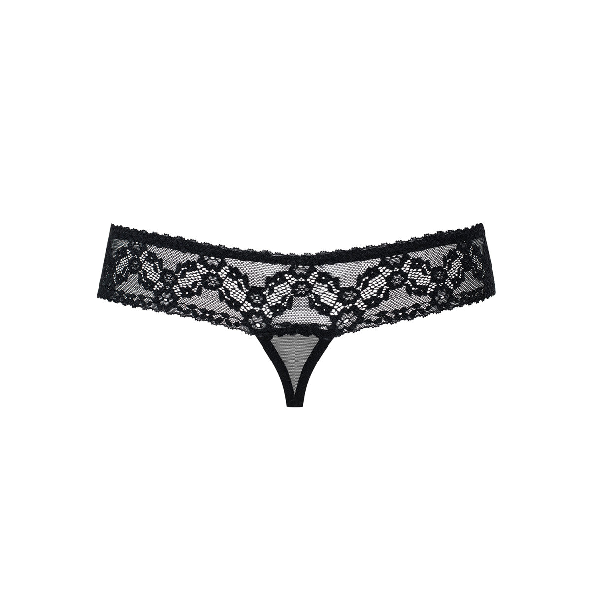 OB 837-THC-1 crotchless thong black