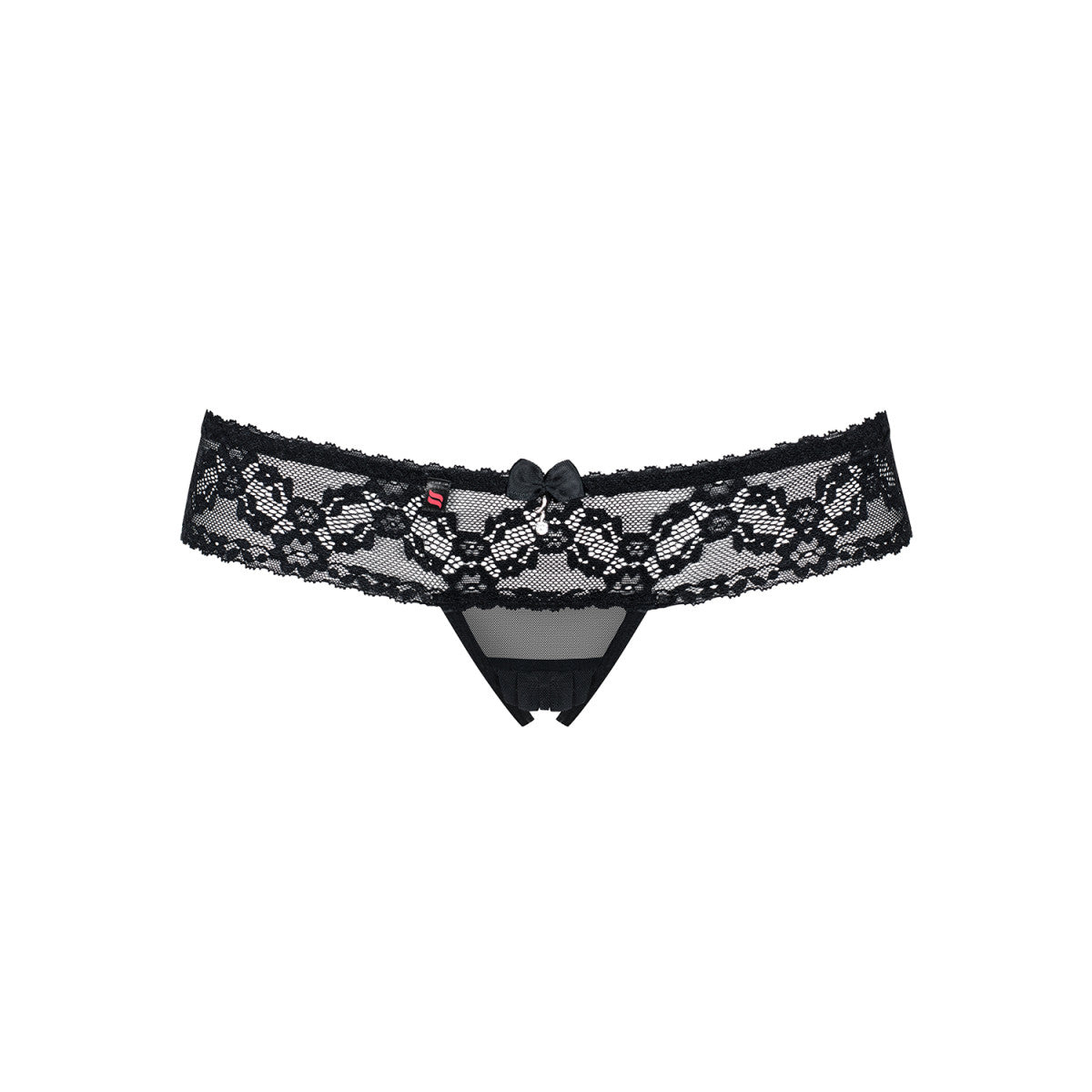 OB 837-THC-1 crotchless thong black