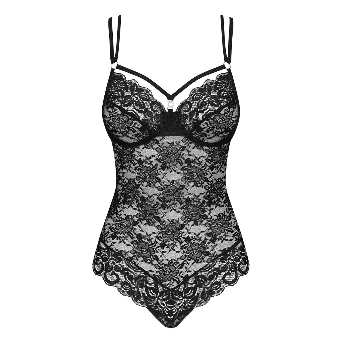 860-TED-1 kanten body – zwart
