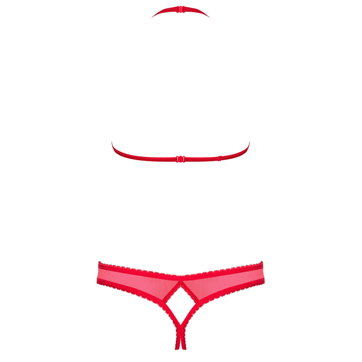 Ob 870-sec-3 2 pcs set with open bra - Obsessive
