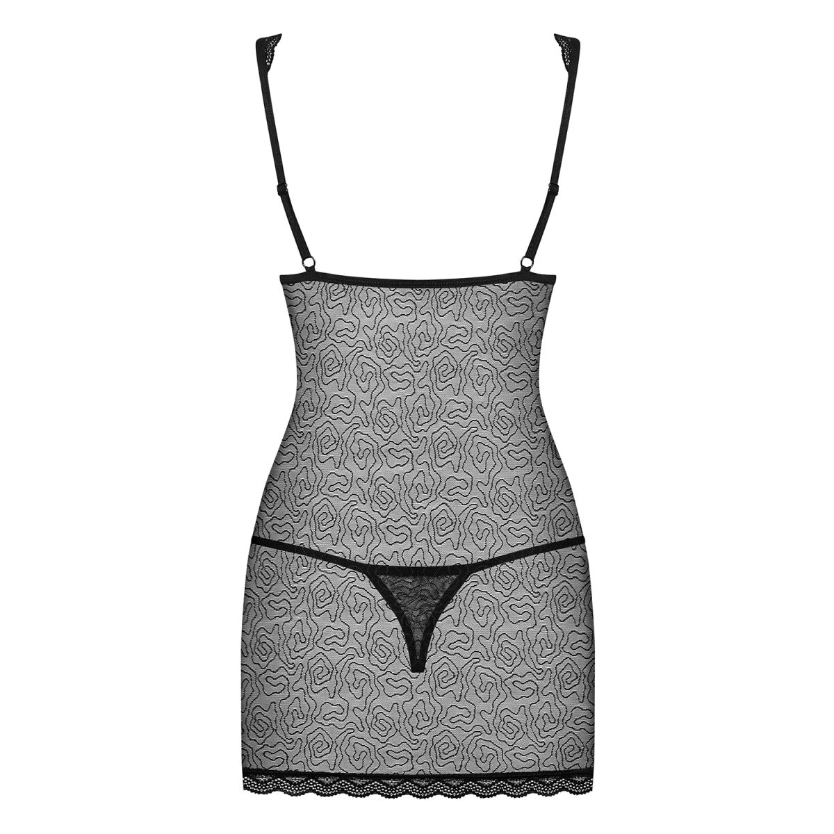 OB 877-CHE-1 chemise & thong â€“ detail 3