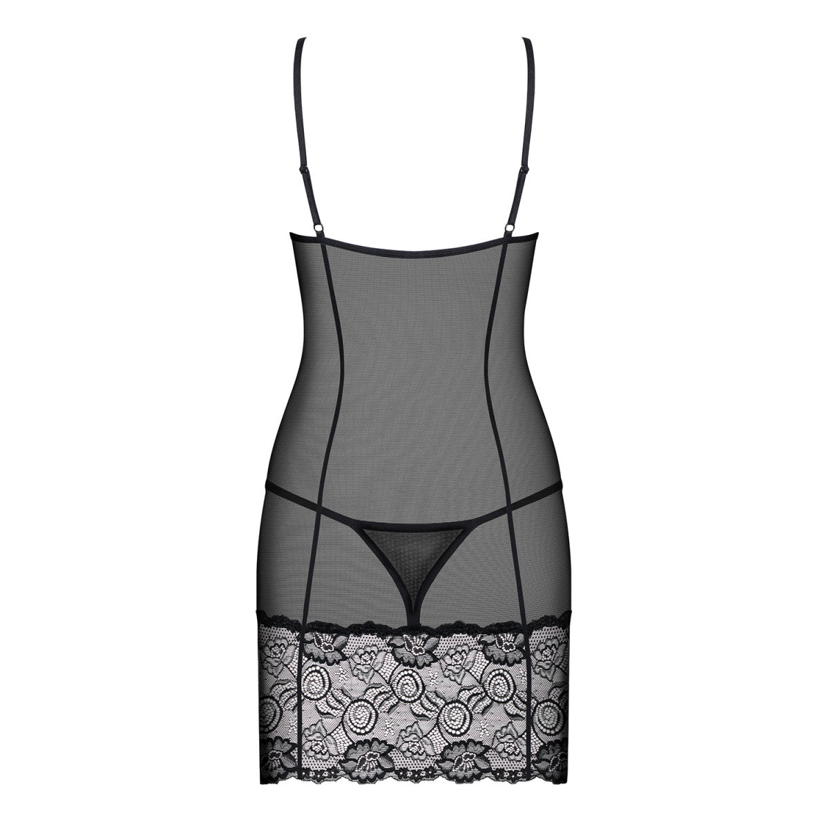 Alluria babydoll – zwart