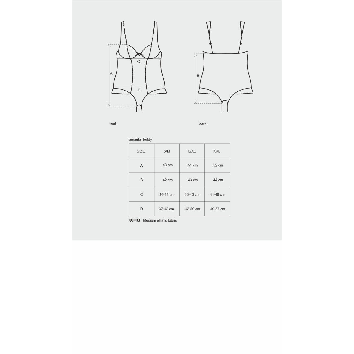 Amanta body – zwart