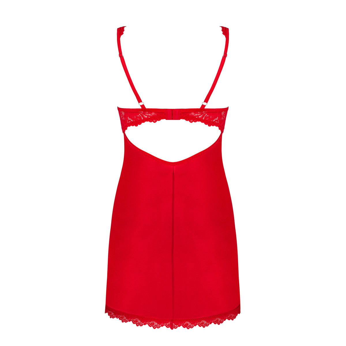 Ob amor cherris chemise & thong red - Obsessive