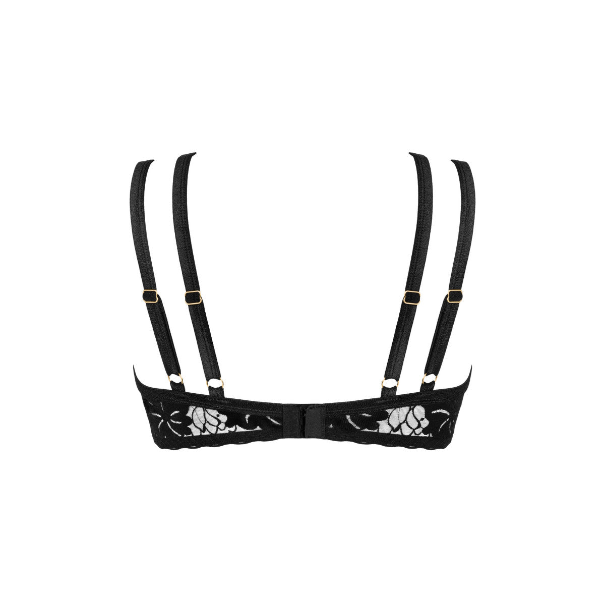 Arienna bustier met beugels – zwart – detail 3