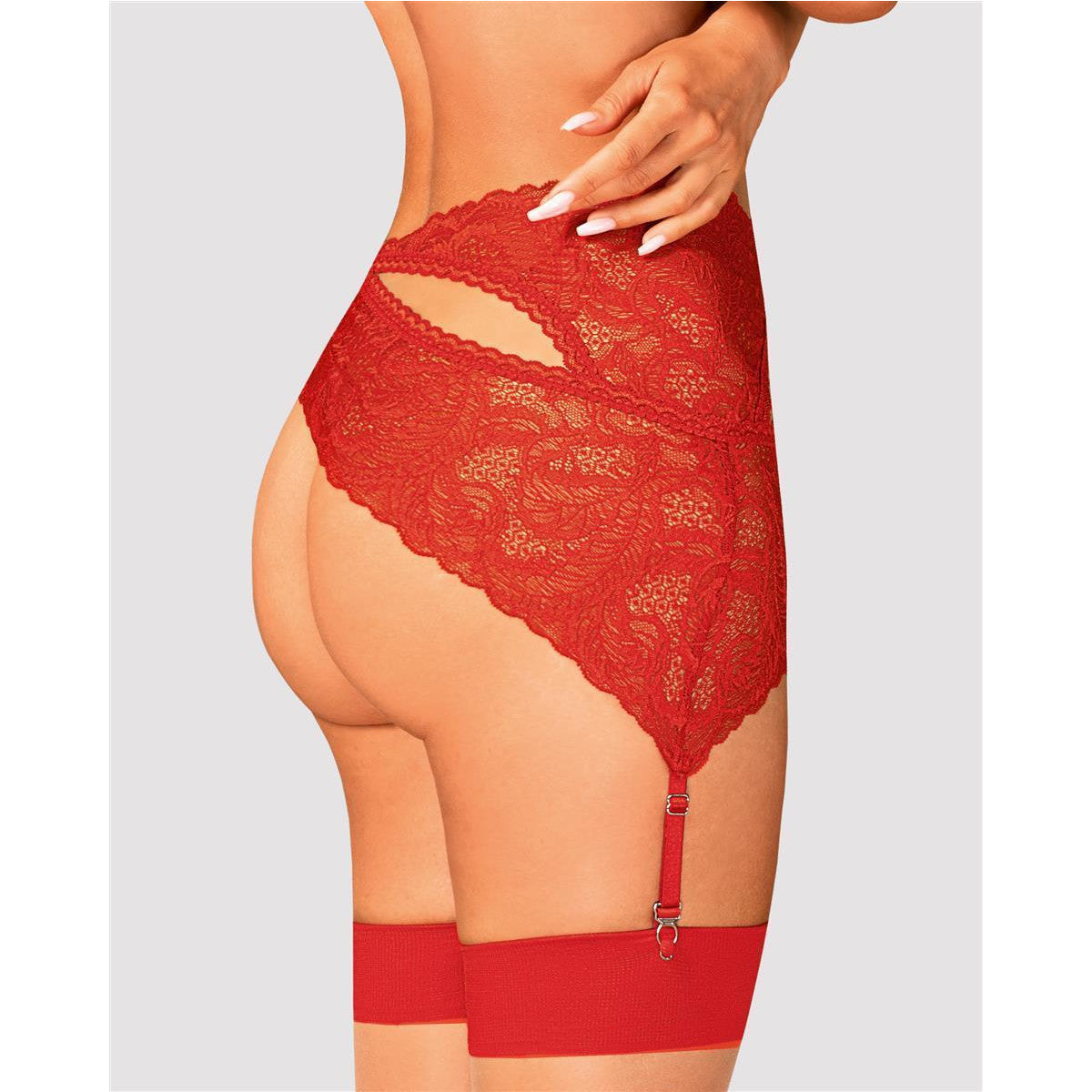 OB Atenica garter belt red