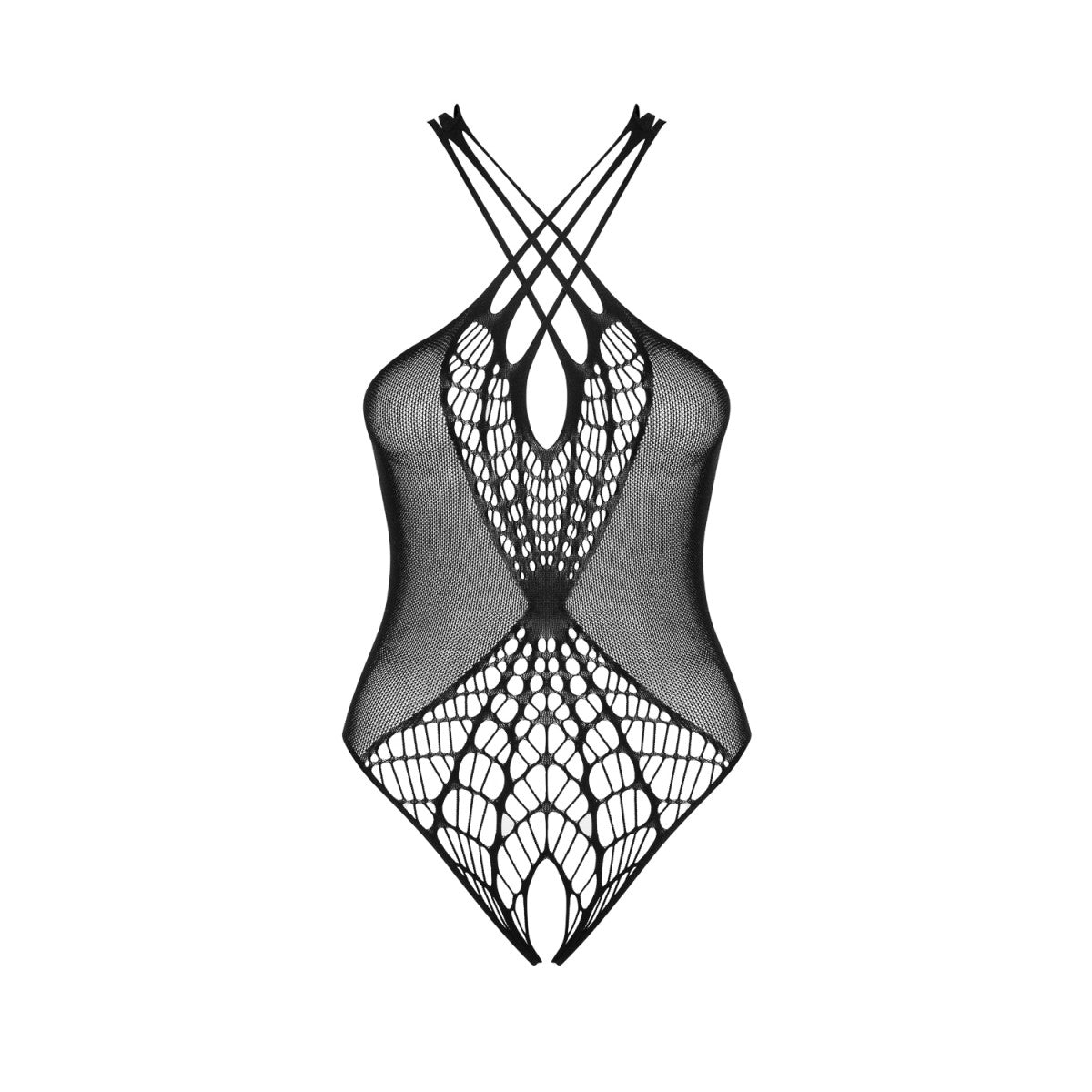 B118 body met open kruis – zwart