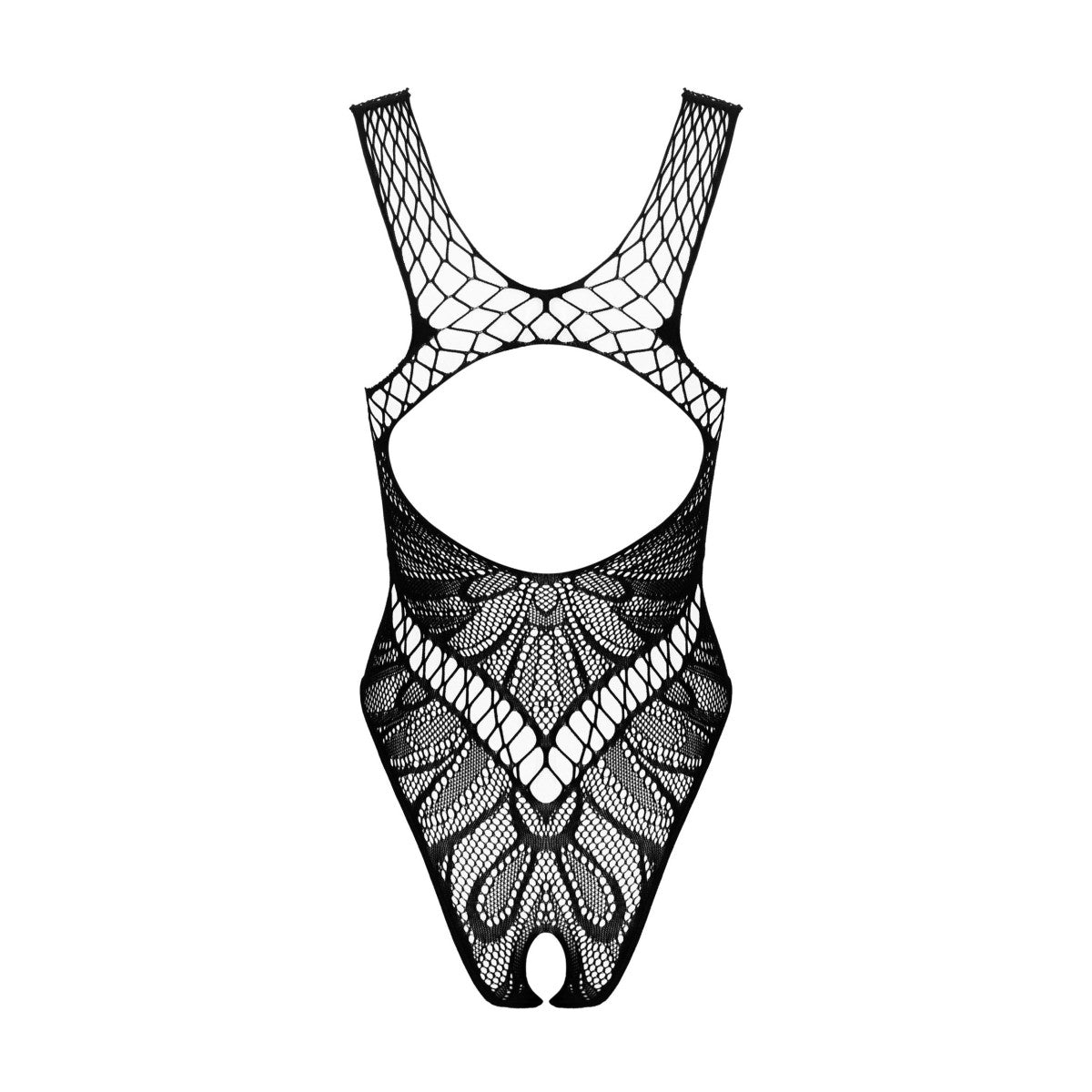B138 body met open kruis – zwart