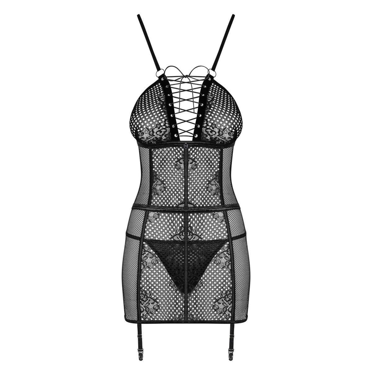 Basitta babydoll – zwart