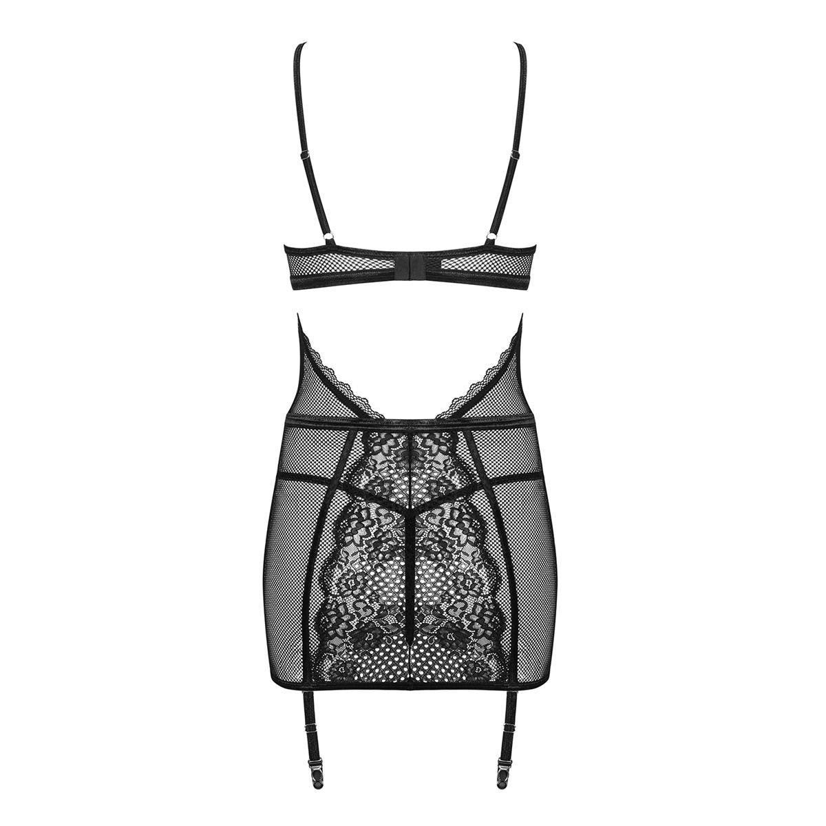 Basitta babydoll – zwart