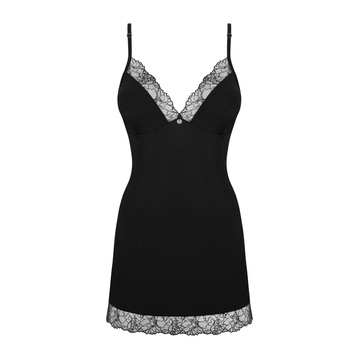 OB Bella Rou chemise & thong black