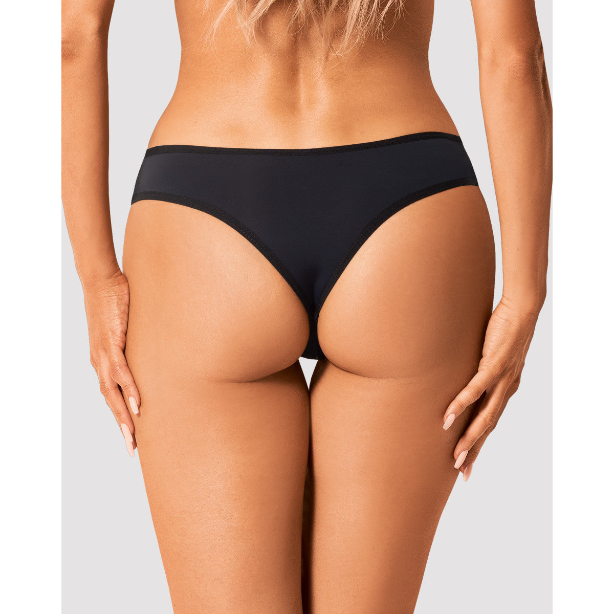 Bella string – zwart