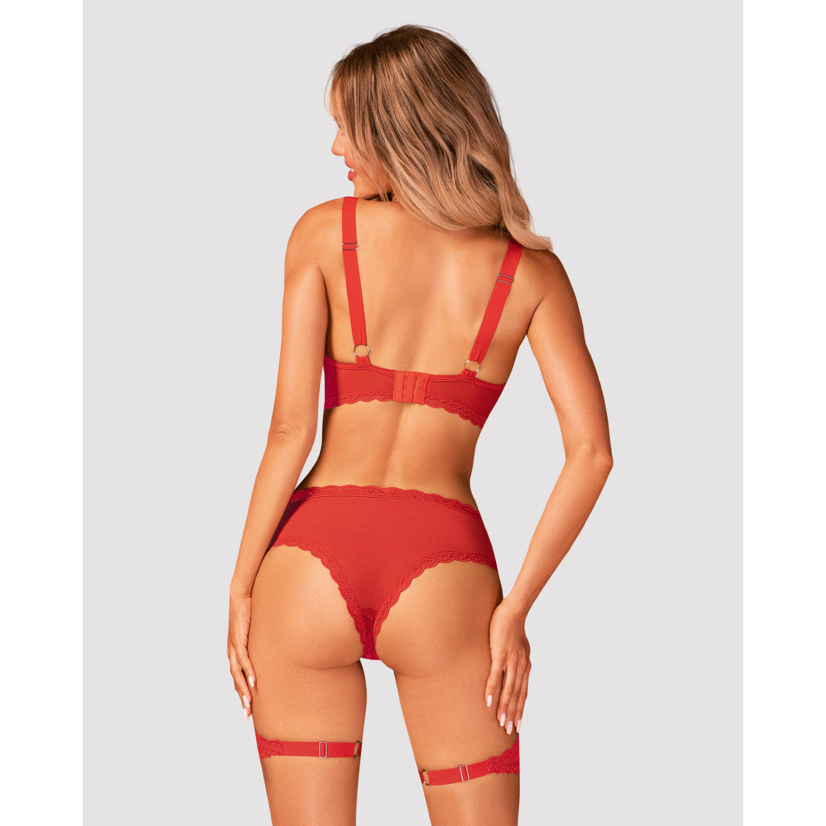 Belovya kanten bustier – rood