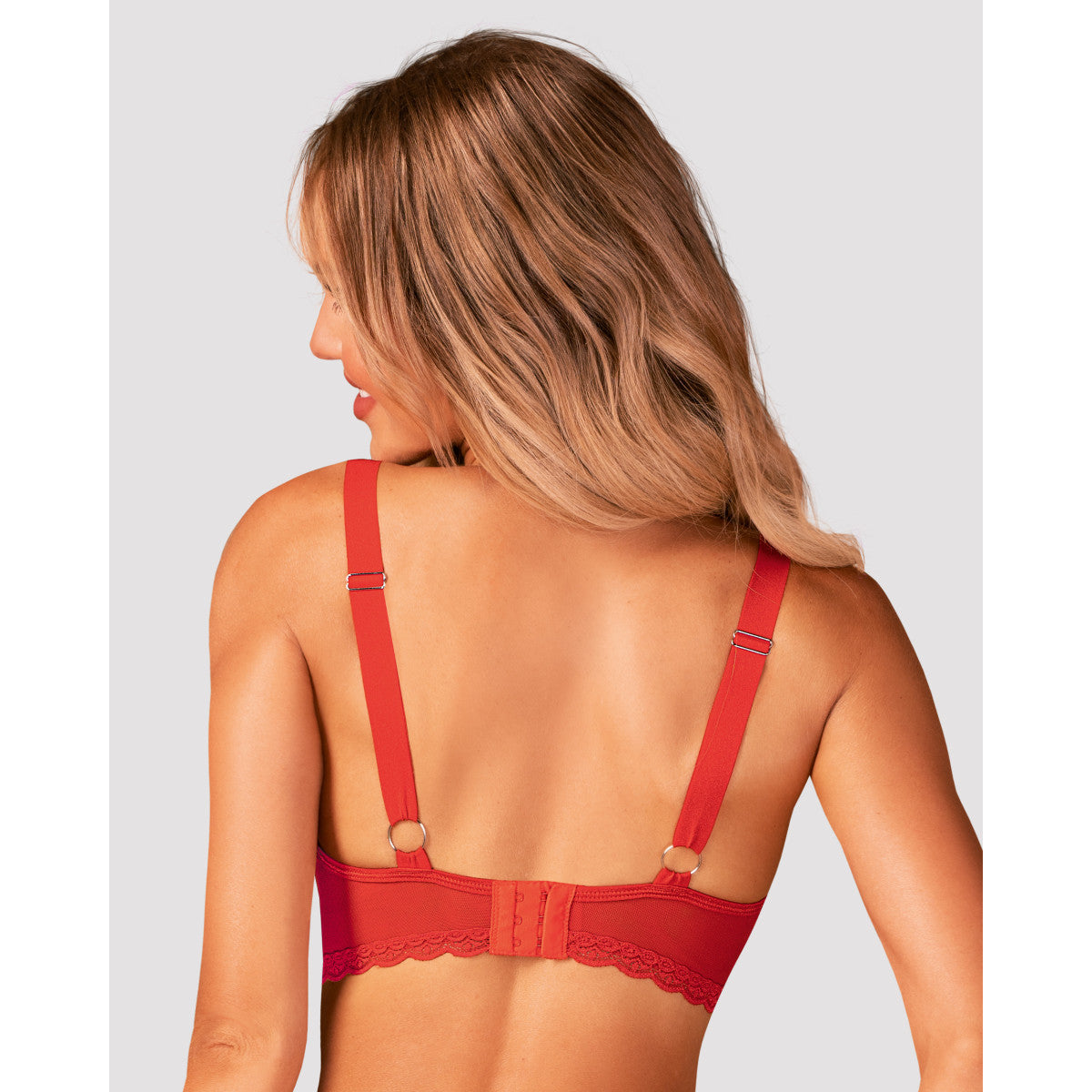 Belovya kanten bustier – rood