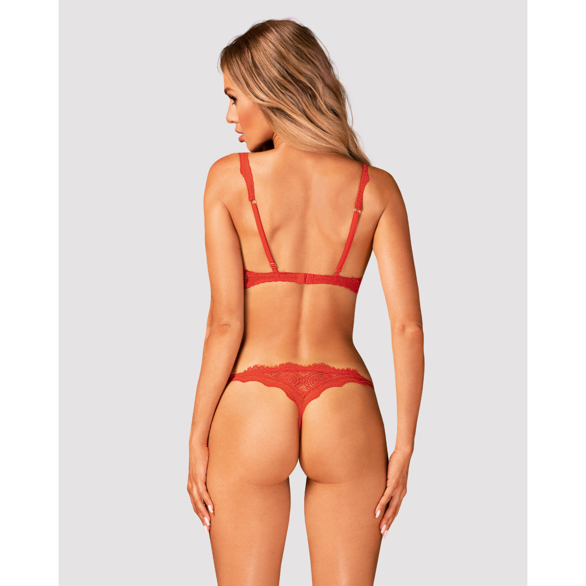 OB Bergamore 2pcs set with open cups red