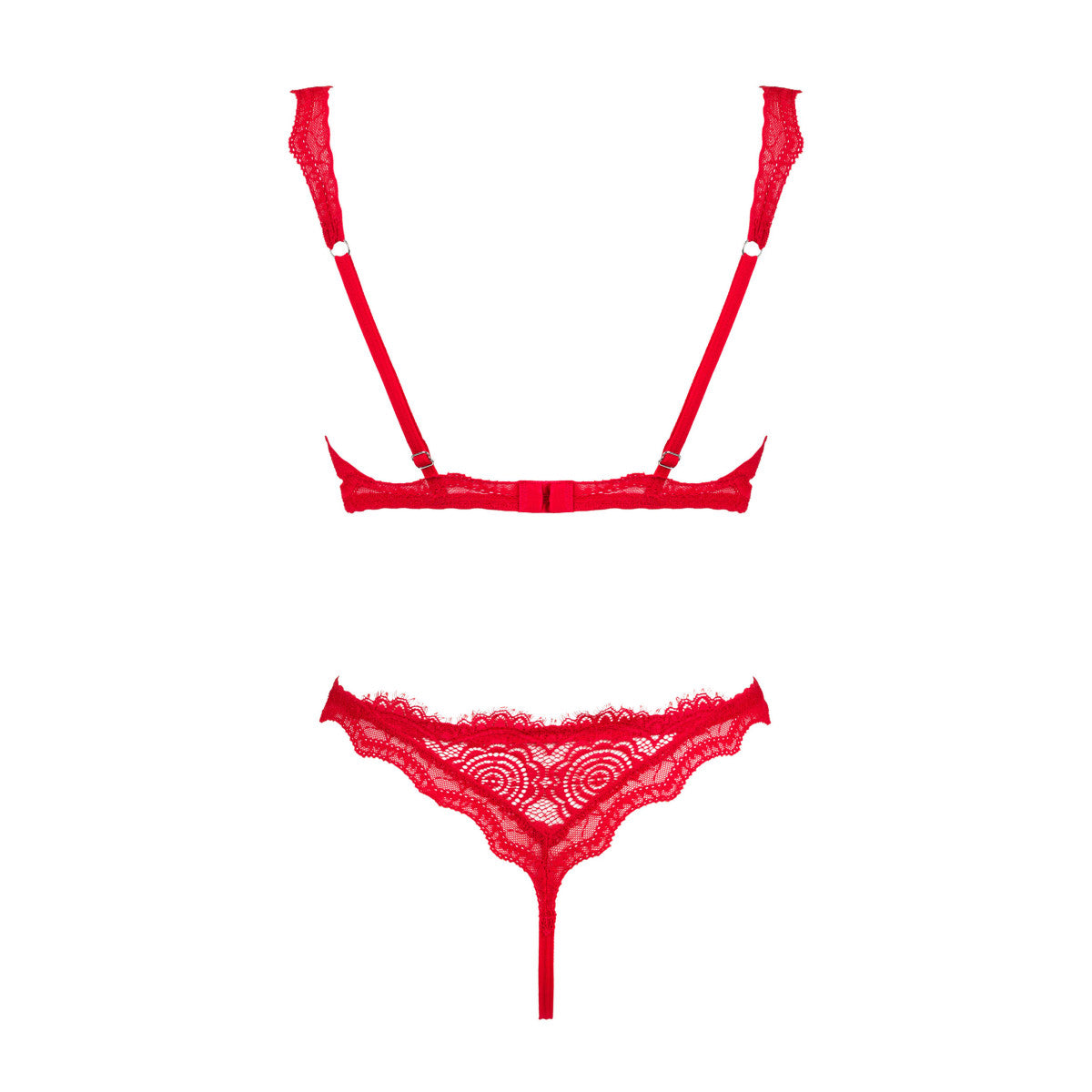 OB Bergamore 2pcs set with open cups red
