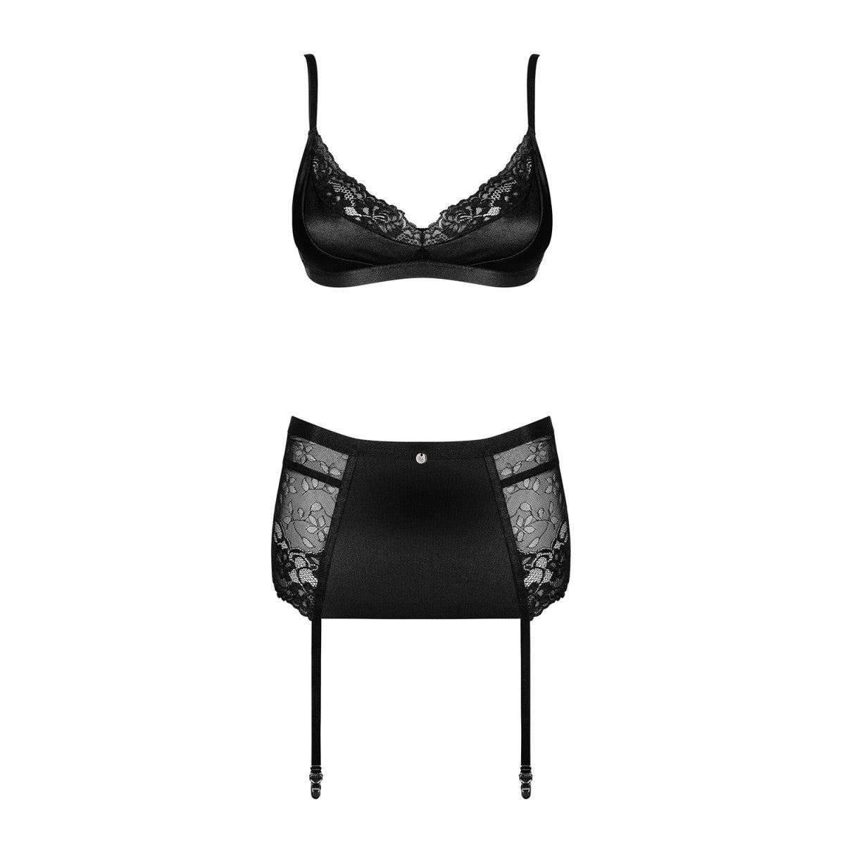 Blanita lingerieset 3-delig – zwart van Dare2Live – zwart