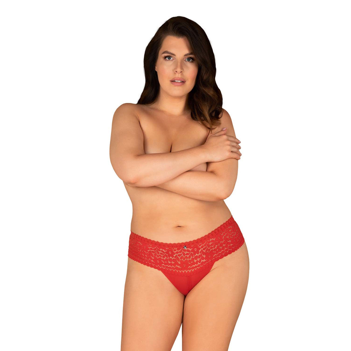 Blossmina string – rood – rood van Obsessive