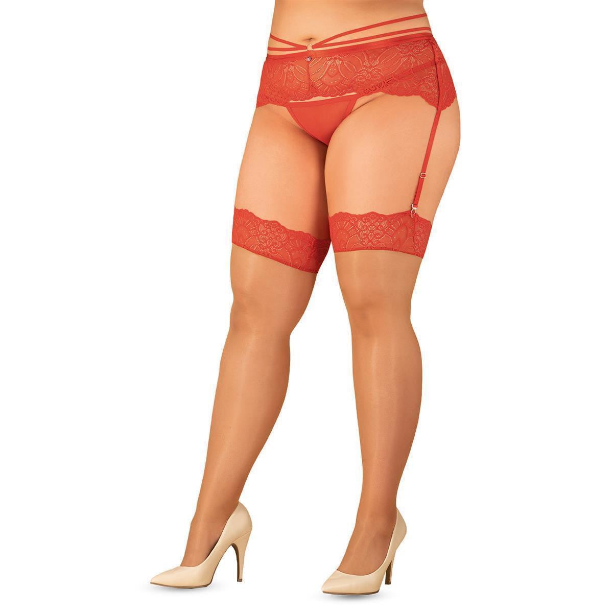 OB Blossmina stockings red