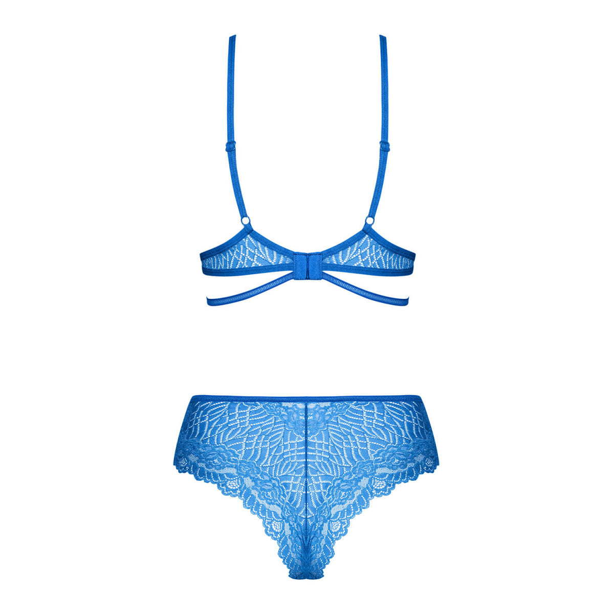 Bluellia kanten bh-set – blauw – detail 5