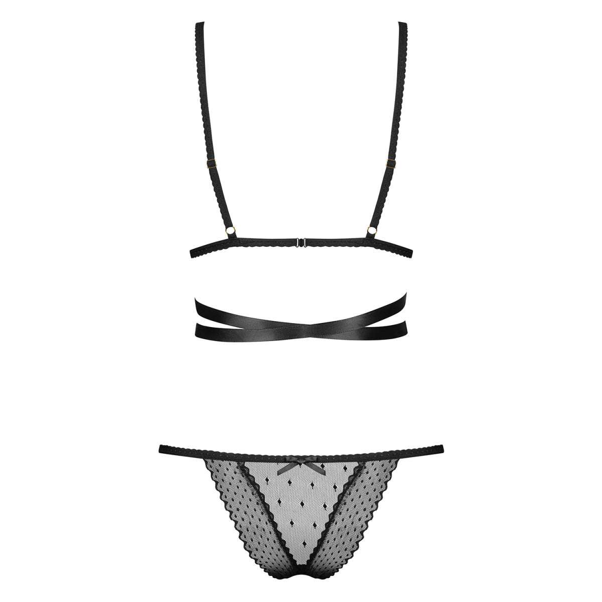 Bowessa bh-set – zwart – detail 5