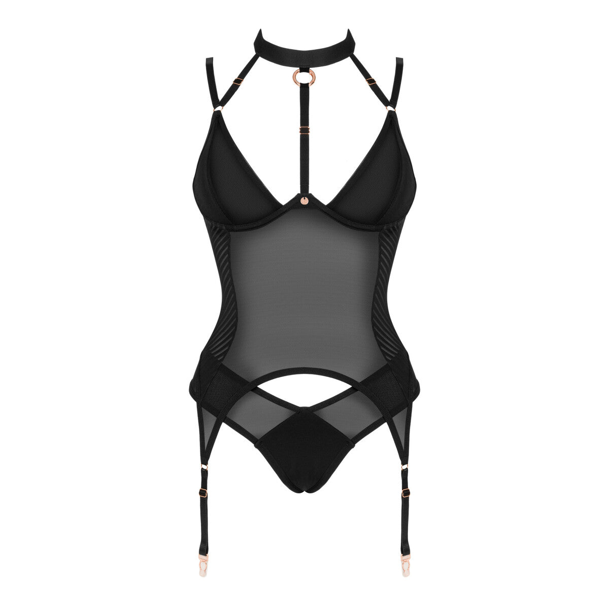 OB Brasica corset & panties black