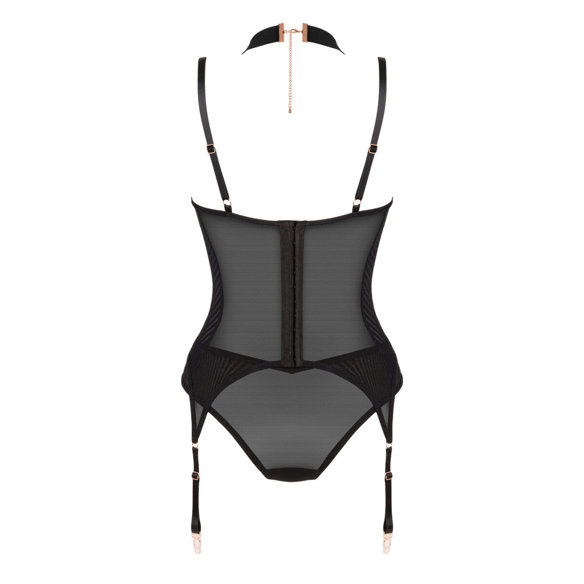 OB Brasica corset & panties black