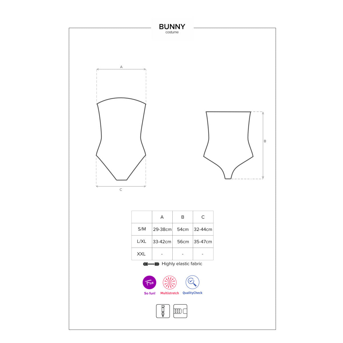OB Bunny costume black