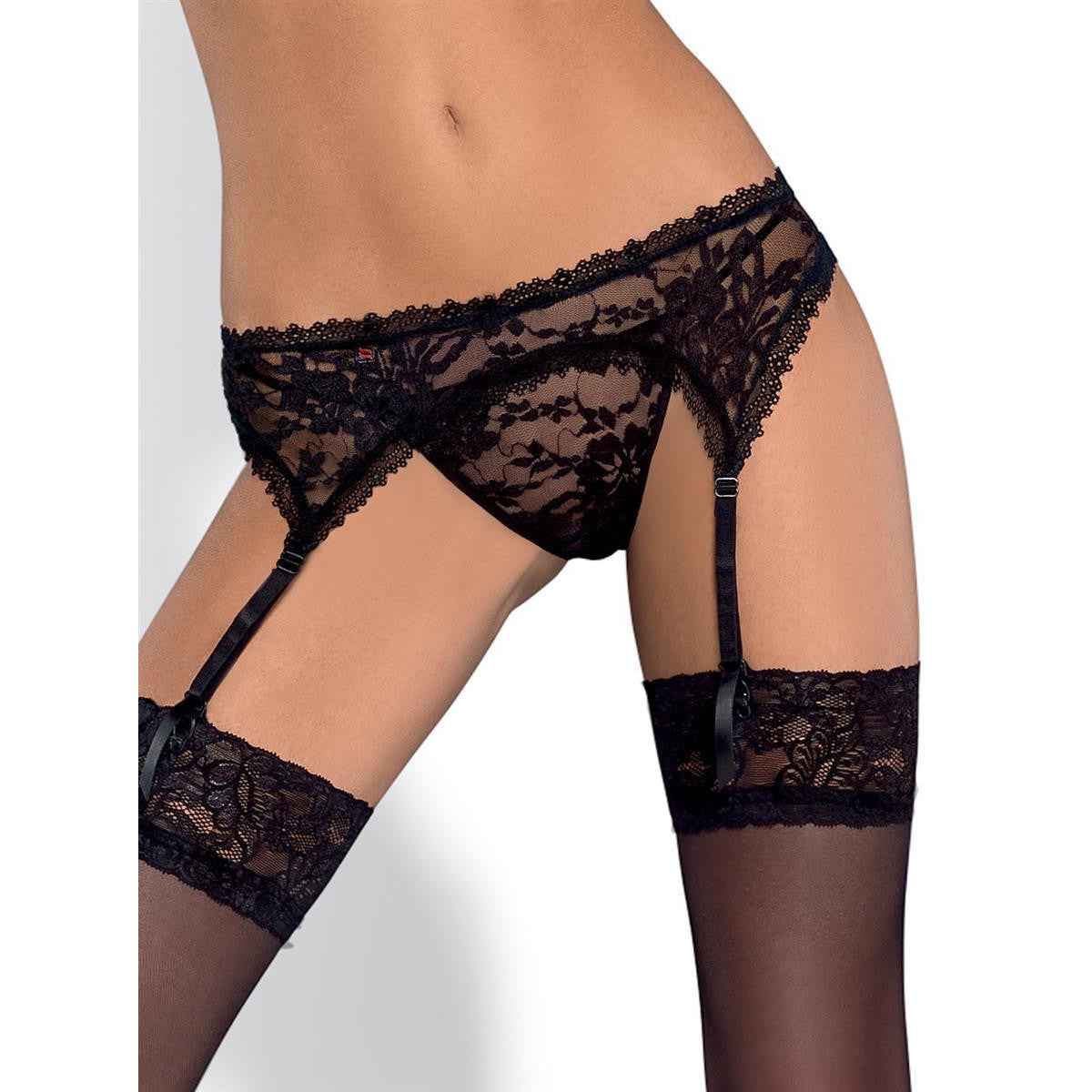 OB Catia garter belt & thong