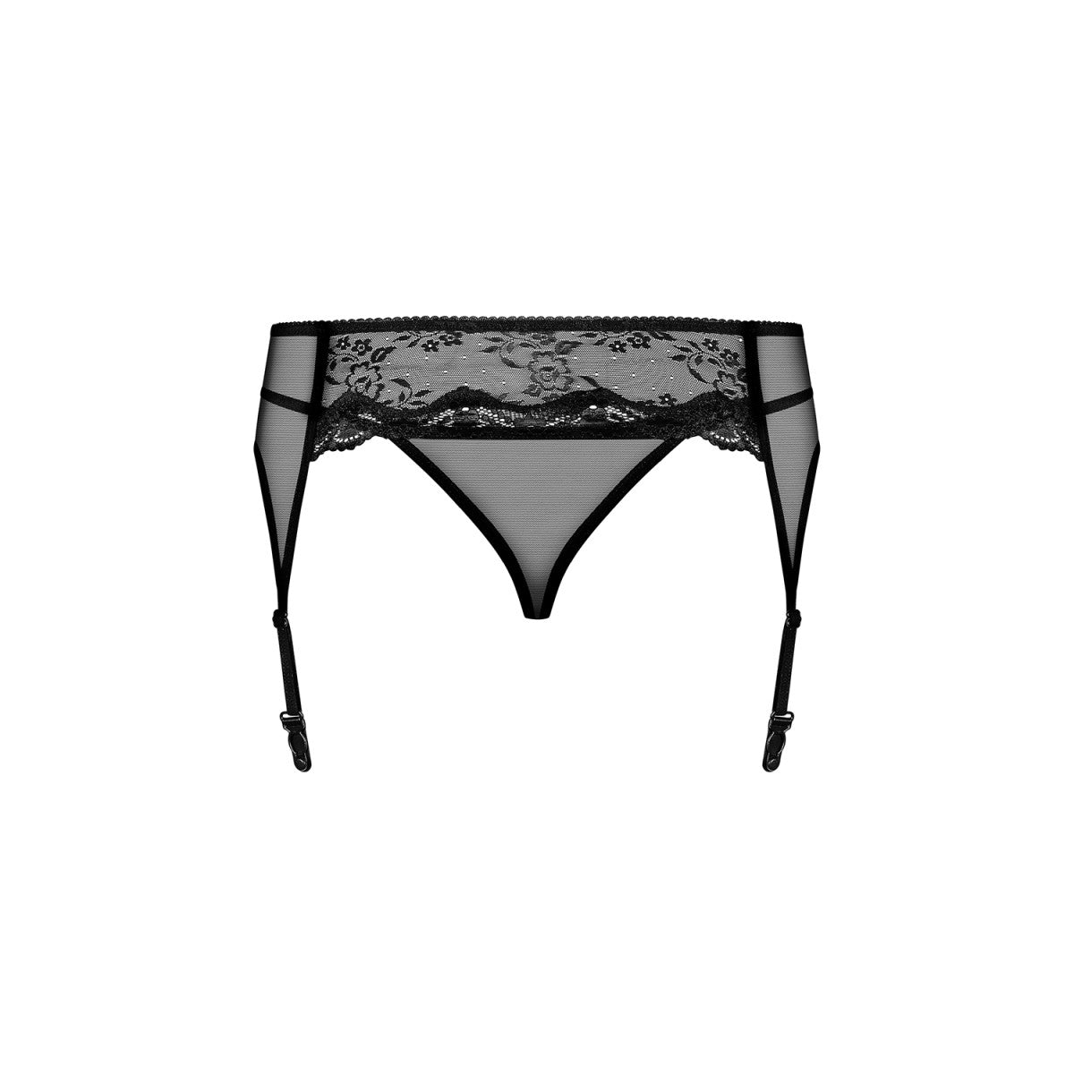 Ob charms garter belt & thong - Obsessive