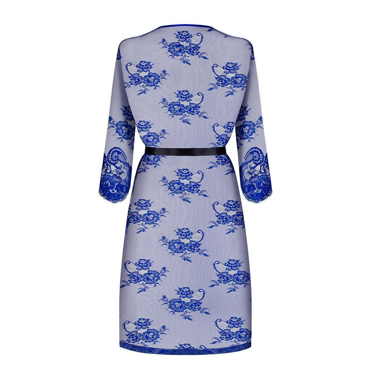 Cobaltess kanten kimono – blauw