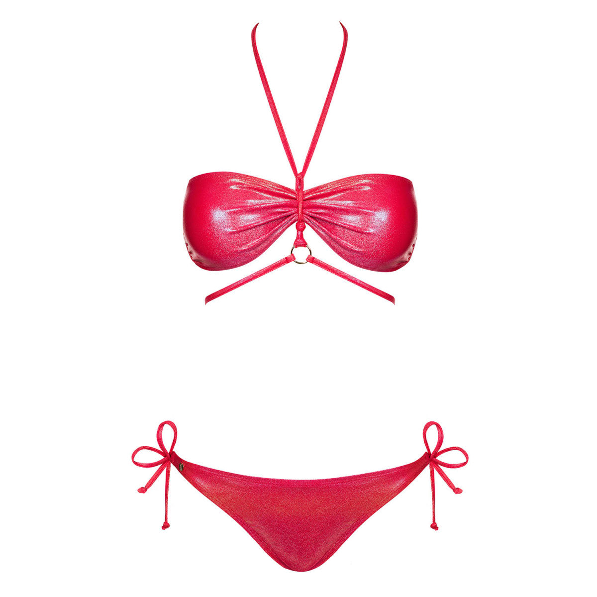 Coralya badmode – rood – detail 4