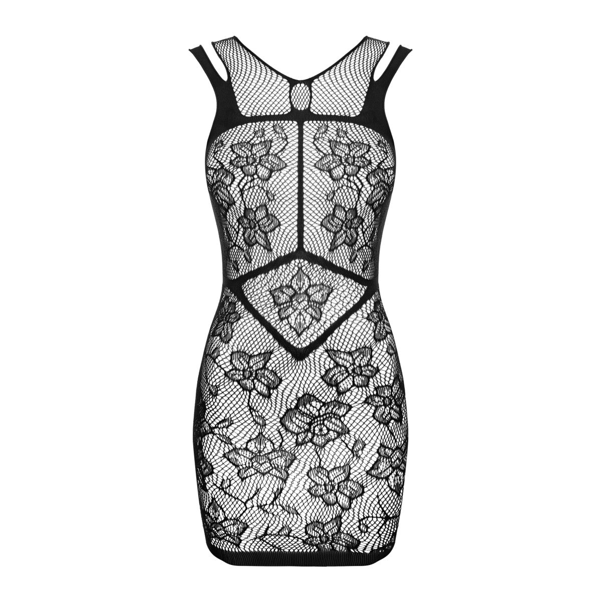D239 babydoll – zwart – detail 2