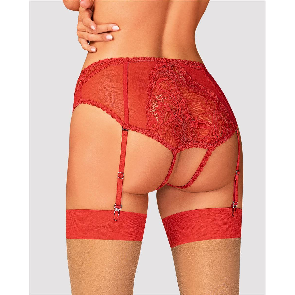 Dagmarie jarretelgordel – rood