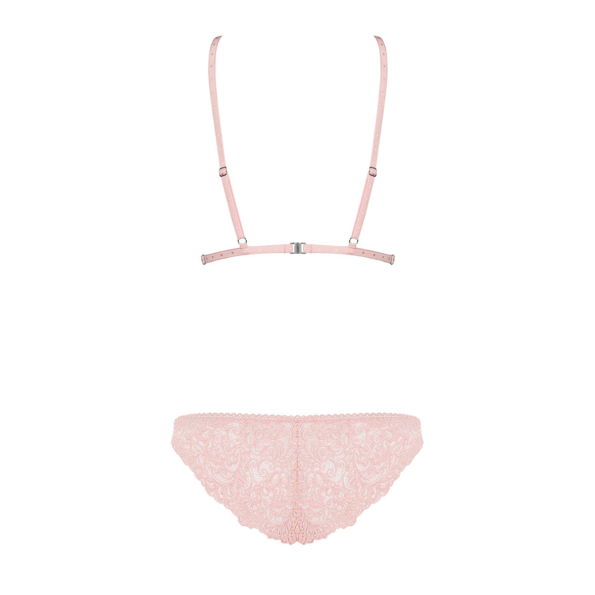 Delicanta kanten bh-set – roze – detail 5