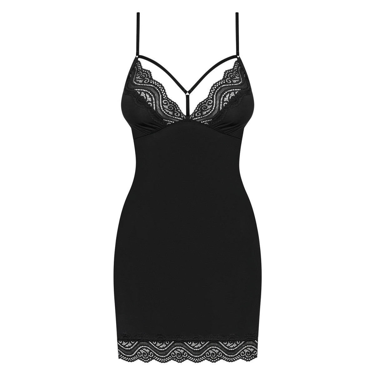 OB Diyosa chemise & thong black