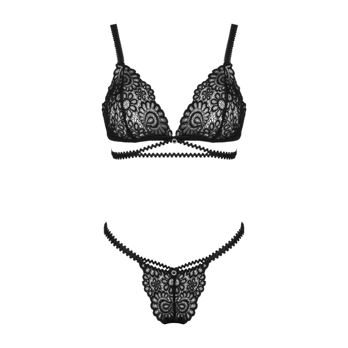 Ob dominnis 2pcs set black - Obsessive