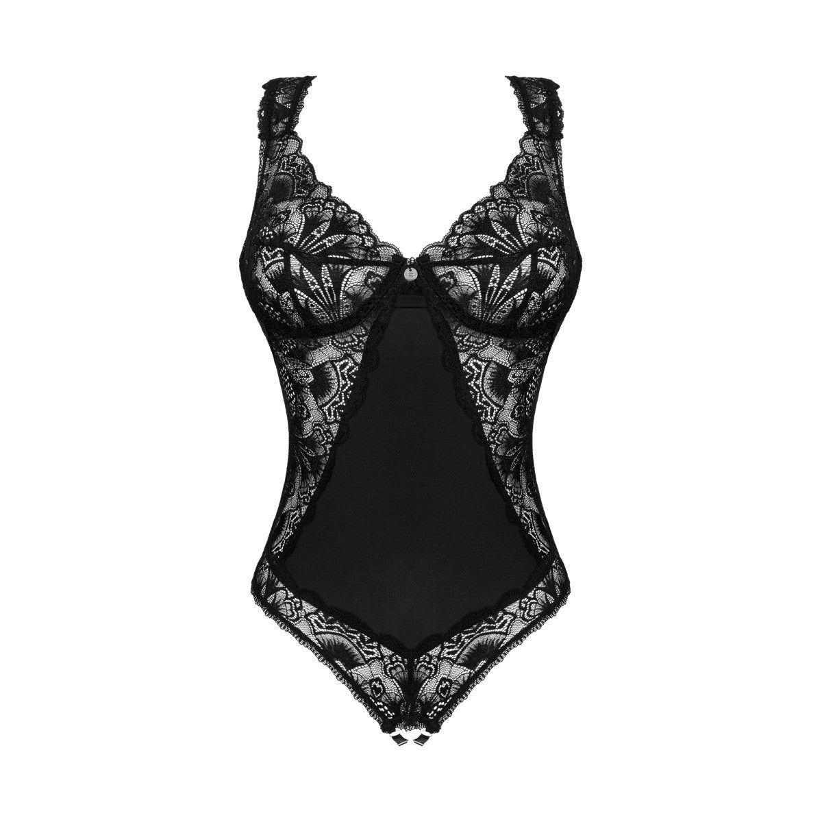 OB Donna Dream crotchless teddy black