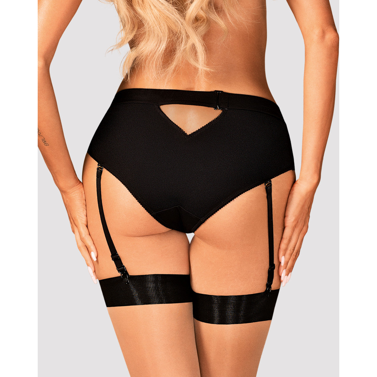 Ob editya garter panties black - Obsessive