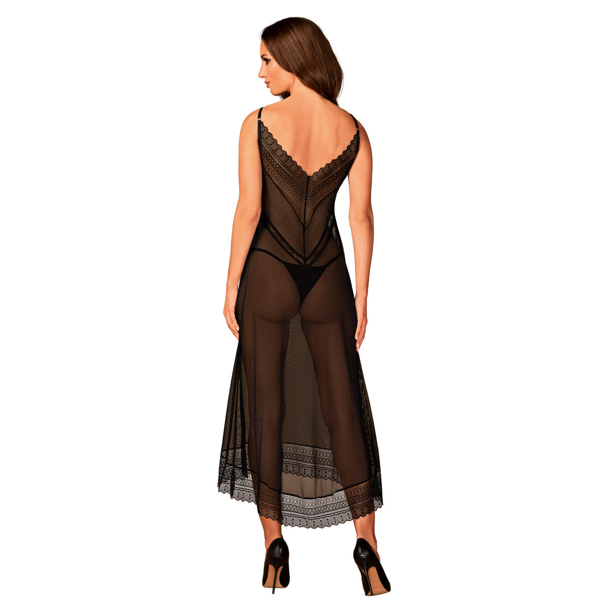 Estiqua babydoll – zwart – detail 1
