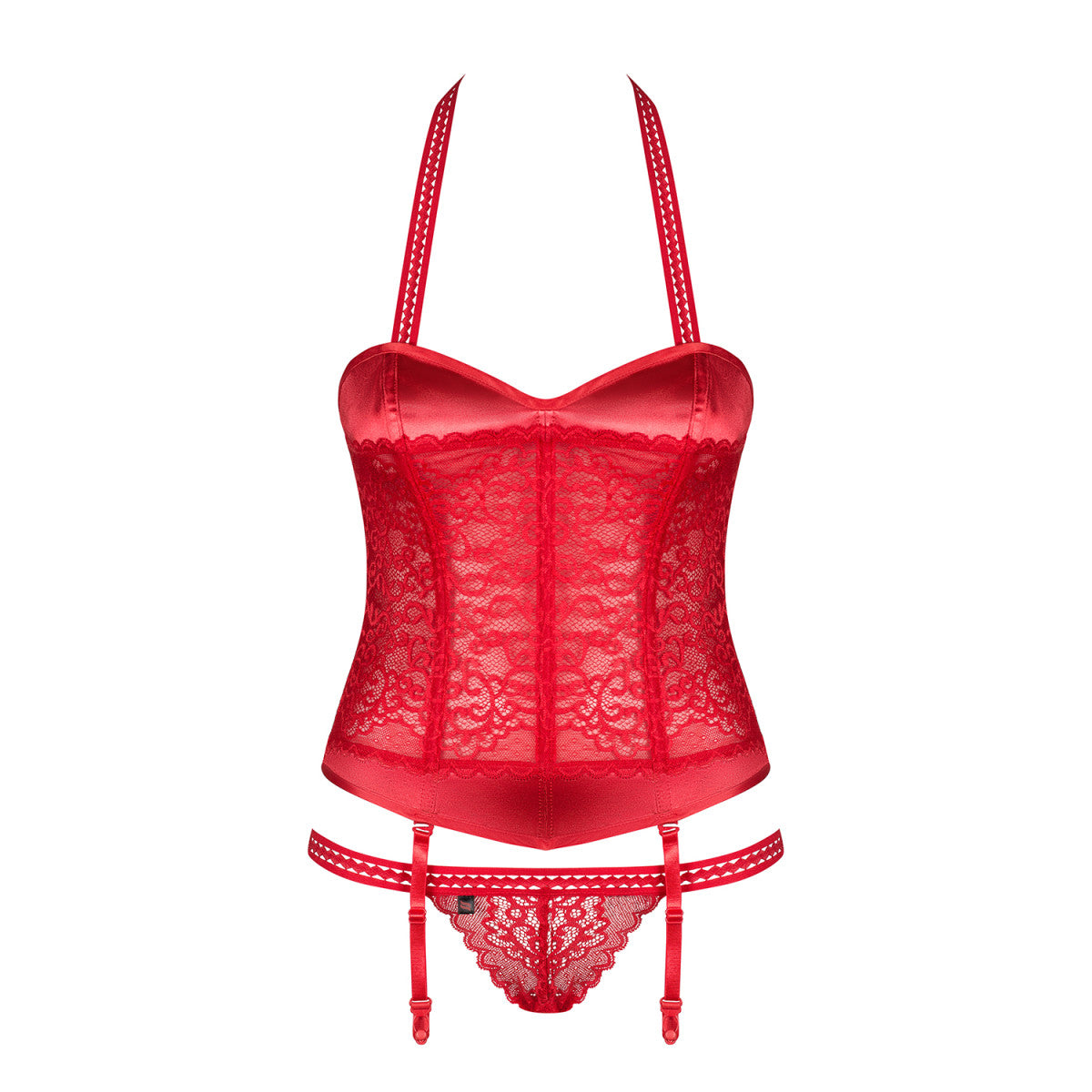 OB Flameria corset & thong red