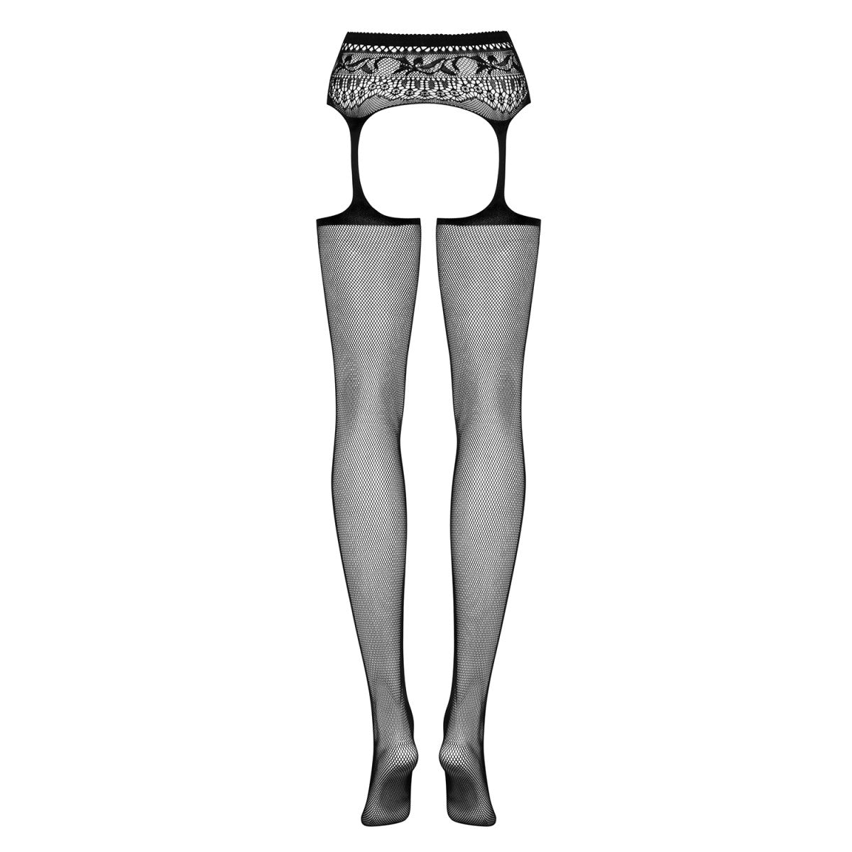 Garter bodystocking – zwart