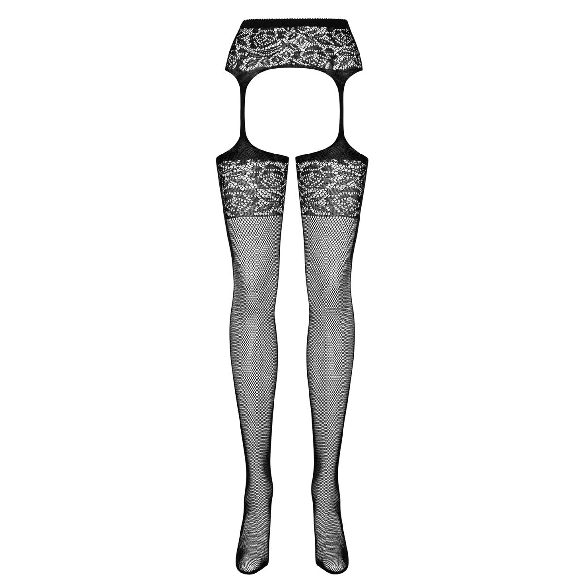 Garter bodystocking – zwart