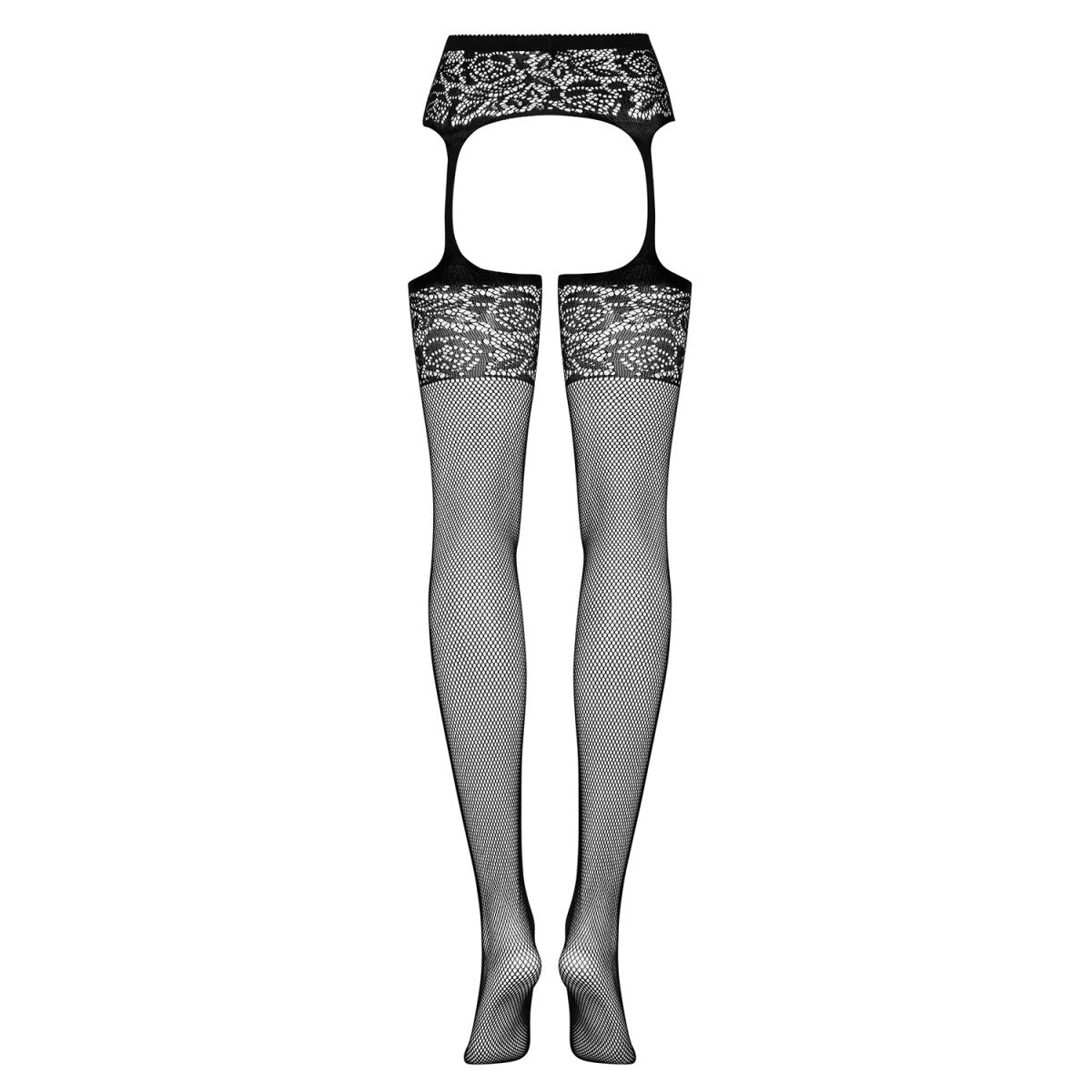 Garter bodystocking – zwart