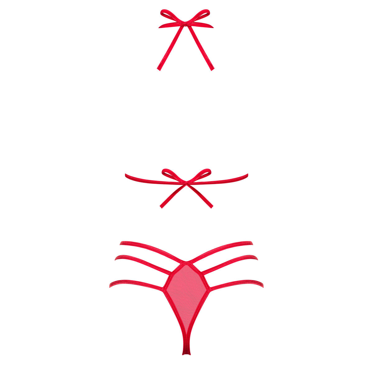 Giftella lingerieset 2-delig – rood
